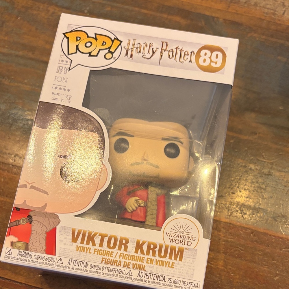 Funko Pop! Harry Potter Viktor Krum Vinyl Figure - Red, Gold, Brown, Black